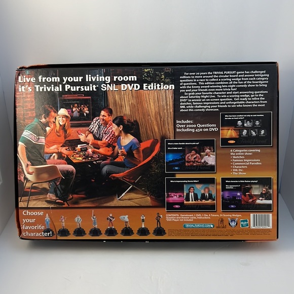 Trivial Pursuit DVD SNL Edition Saturday Night Live Parker Brothers 2004 Game - Picture 16 of 16